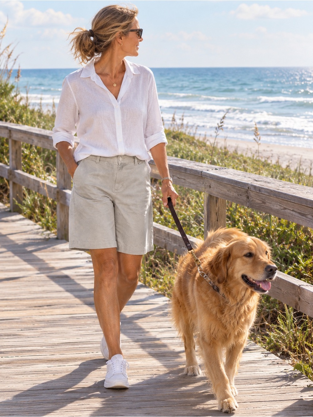 Talbots Kahki Women's Bermuda Shorts